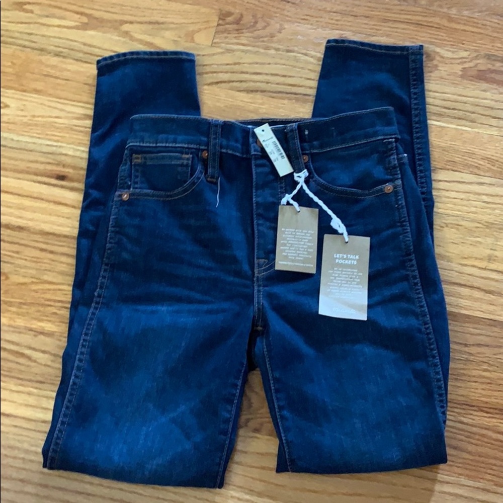 Madewell 10” High Rise Skinny Size 24